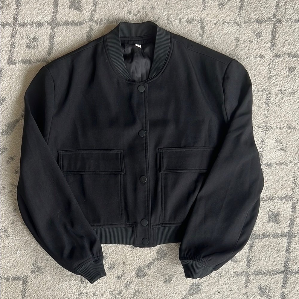 Black Bomber Jacket